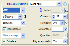 optimisation d'une image GIF sous Photoshop pour le Web