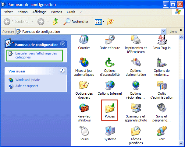 font-family : dossier des polices en Windows