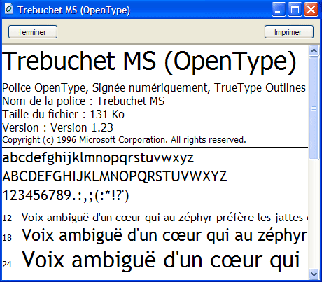 font-family : un fichier de police OpenType